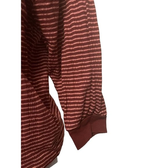 Small Anthropologie Striped V-Neck 3/4 Sleeve Womens Top - Picture 6 of 9